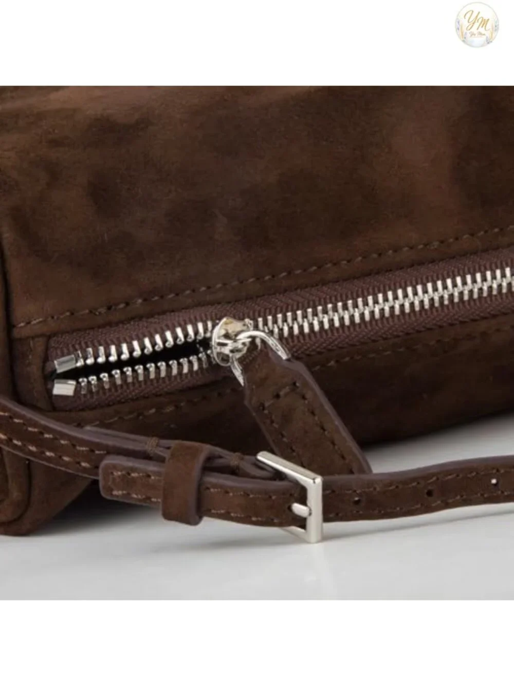Premium Suede Leather Crossbody Hobo Bag for Women with Adjustable Strap